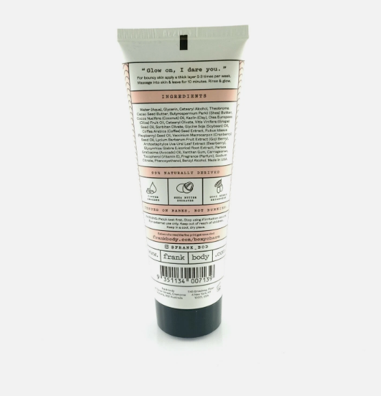 Frank Body Glow Mask Caffeinated Ultra Hydrating Reduces Puffiness