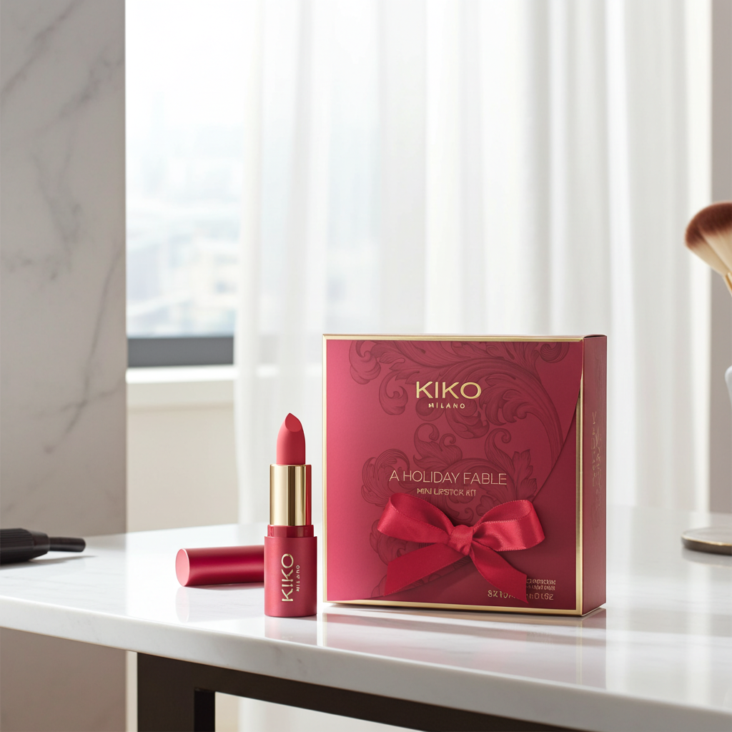 Set of Kiko Milano A Holiday Fable Mini Lipstick 3 pcs (8025272982344)