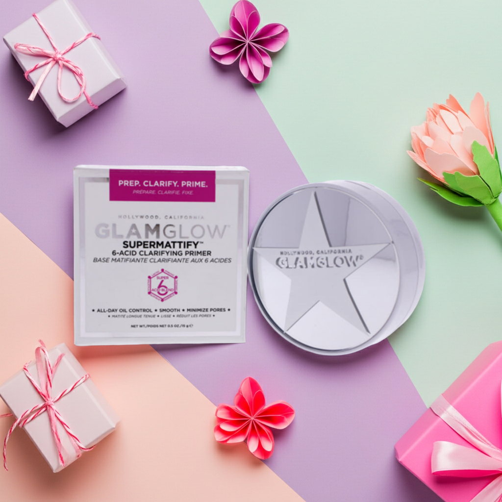GlamGlow Supermattify Clarifying Face Primer, 0.5-oz