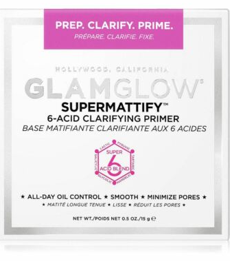 GlamGlow Supermattify Clarifying Face Primer, 0.5-oz
