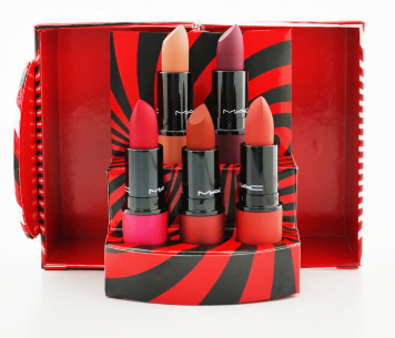 Mistletoe Matte Powder Kiss Lipstick Set (5x Lipstick) (Limited Edition)