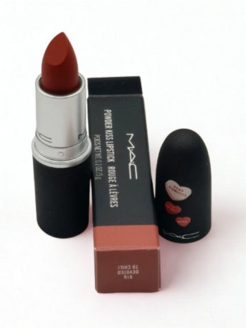 BRAND NEW MAC POWDER KISS LIPSTICK MANDARIN O 908