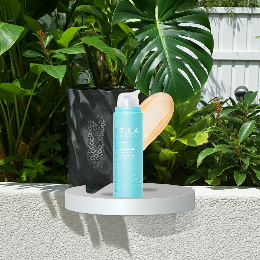 TULA Skin Care So Smooth Resurfacing & Brightening Fruit Enzyme Mask | Face Mask to Smooth and Brighten Skin, | 1.76 oz